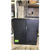 Image 1 : BLACK METAL STORAGE CABINET