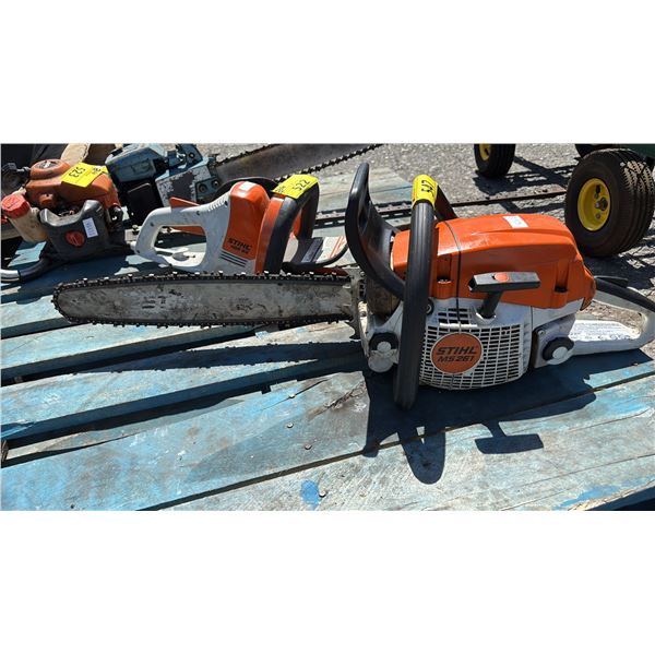 STIHL GAS POWERED CHAIN SAW