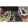 Image 3 : SHELF OF ASSORTED GROOMING ITEMS INCLUDING BEARD OIL, SYNERGY AFTER SHAVE, BRUSH SET AND MORE