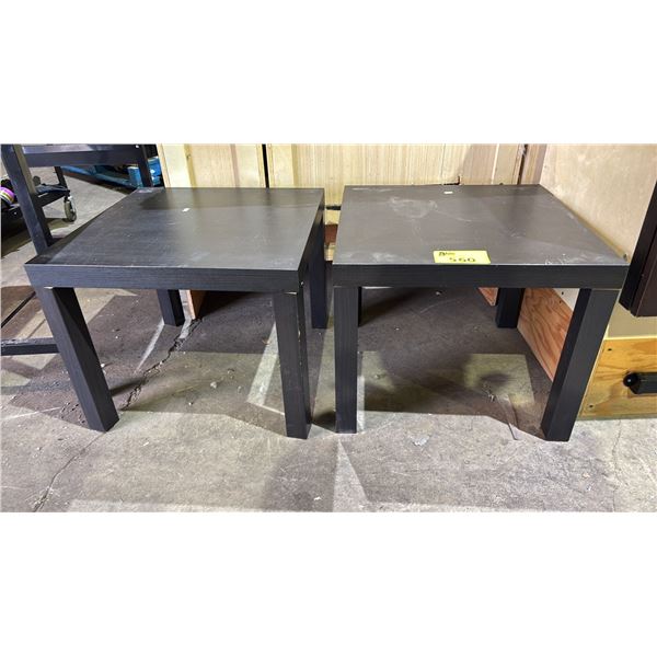 (2) WOODEN COFFEE TABLE