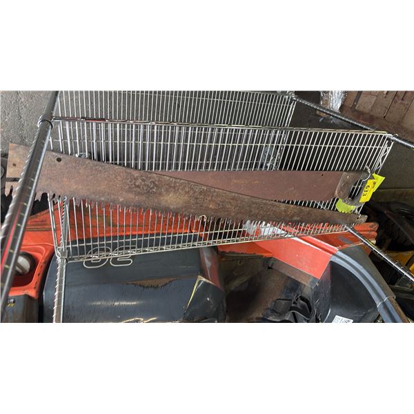 (2) VINTAGE CROSSCUT SAWS *ONE HAS NO HANDLE*