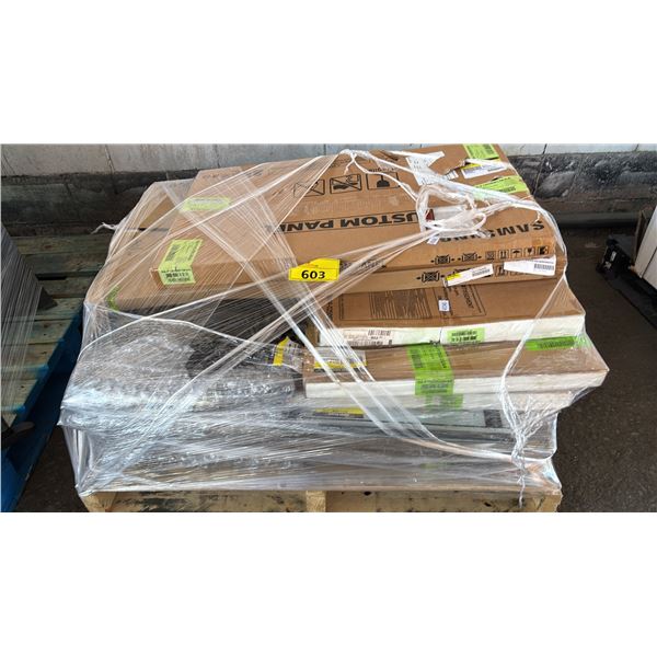 PALLET OF ASSORTED PANELS