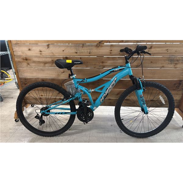 HYPER SWIFT 18-SPEED BIKE *NO CHAIN/REAR BRAKE DOESN'T WORK*