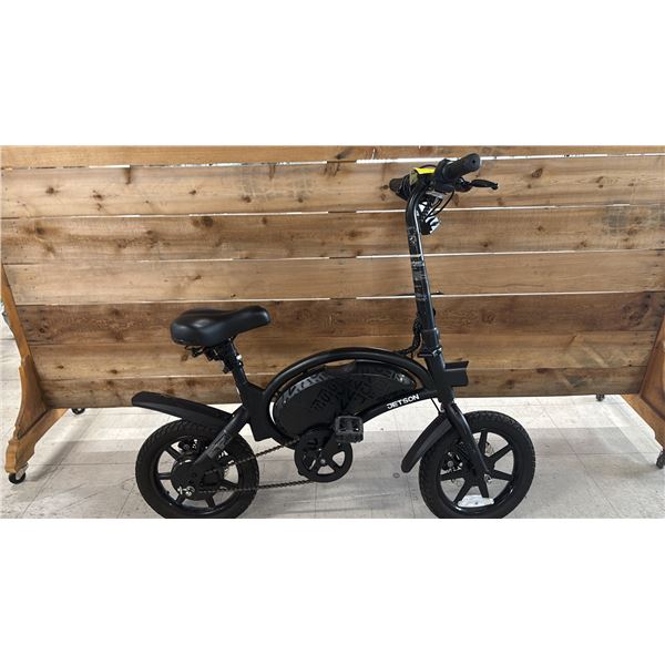 JESTSON BLACK E-BIKE WITH CHARGER *POWERS ON*