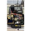 Image 1 : BOSCH BAG OF ASSORTED WATCHES, CUFFLINKS, ZIPPO LIGHTER, JEWELRY & MORE
