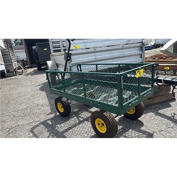 METAL WIRE 4-WHEEL WAGON