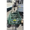 Image 2 : METAL WIRE 4-WHEEL WAGON
