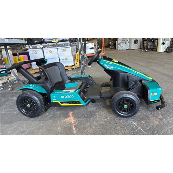 ASTON MARTIN FORMULA ONE 36V GO-CART *WORKING CONDITION UNKNOWN/MAY BE MISSING PARTS AND/OR PIECES*