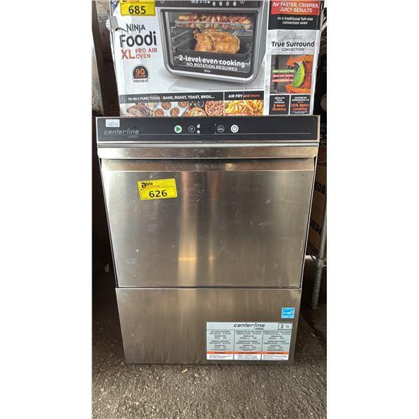 HOBART CENTERLINE STAINLESS STEEL UNDERCOUNTER COMMERCIAL DISHWASHER WITH DIGITAL CONTROL PANEL