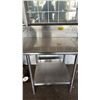 Image 2 : HEAVY DUTY STAINLESS STEEL COMMERCIAL PREP TABLE WITH BUILT-IN SINK AND FAUCET