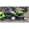 Image 1 : GREENWORKS PRO 21" 80V CORDLESS LAWN MOWER WITH GRASS CATCHER BAG *NO BATTERY/NO CHARGER/WORKING