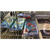 Image 2 : SHELF OF INFLATABLE POOL MATTRESSES, TABLECLOTH, READY-TO-ASSEMBLE STOOL & BAMBOO LAP TRAY