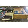 Image 3 : SHELF OF INFLATABLE POOL MATTRESSES, TABLECLOTH, READY-TO-ASSEMBLE STOOL & BAMBOO LAP TRAY
