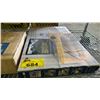 Image 4 : SHELF OF INFLATABLE POOL MATTRESSES, TABLECLOTH, READY-TO-ASSEMBLE STOOL & BAMBOO LAP TRAY