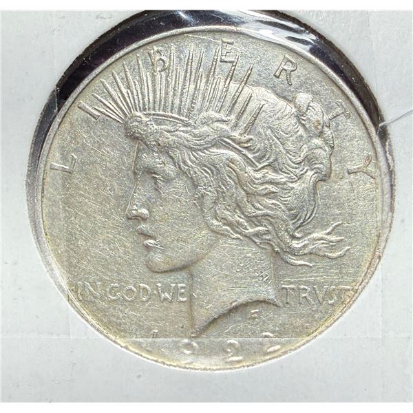 PEACE SILVER DOLLAR - 1922