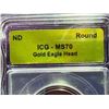 Image 3 : GOLD COIN: GOLD EAGLE HEAD - MS70
