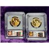 Image 2 : PRESIDENTIAL PROOF SET COINS - 2007S WASHINGTON AND 2008 VAN BUREN - BOTH PR70DCAM; LOT OF 2