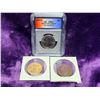 Image 1 : PRESIDENTIAL COIN SET COINS - 2007D WASHINGTON - MS67; AND MONRO AND JEFFERSON; LOT OF 3