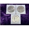 Image 1 : EISENHOWER DOLLARS - 1971D, 1972D, 1978; LOT OF 3