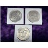 Image 2 : EISENHOWER DOLLARS - 1971D, 1972D, 1978; LOT OF 3