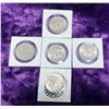 Image 2 : KENNEDY HALF DOLLARS - 1972D, 1776-1976D (X3), 1978D; LOT OF 5