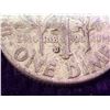 Image 13 : ROOSEVELT SILVER DIMES - 1961, 1962D (X2), 1963D; LOT OF 4