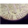 Image 18 : ROOSEVELT SILVER DIMES - 1961, 1962D (X2), 1963D; LOT OF 4