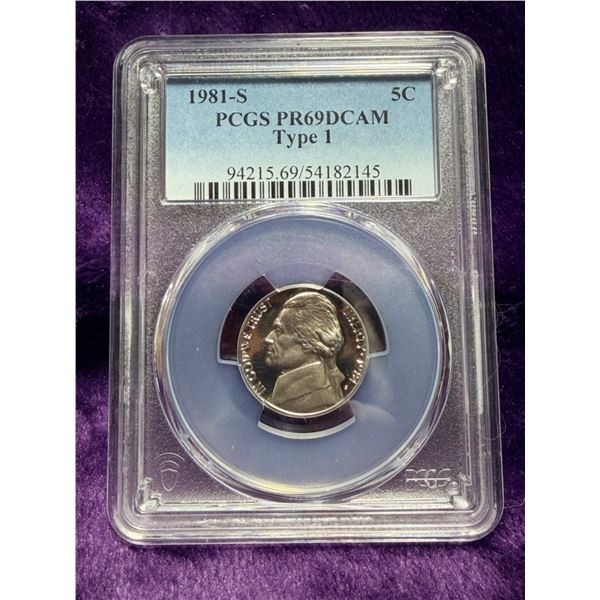 JEFFERSON NICKEL - 1981S - PR69DCAM