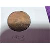 Image 6 : INDIAN HEAD CENTS - 1889, 1900, 1901, 1902, 1903, 1904, 1905, 1906, 1907, 1908; LOT OF 10