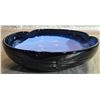 Image 5 : Handcrafted Stoneware Pottery Set in Cobalt Blue Glaze, Signed
