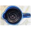 Image 7 : Handcrafted Stoneware Pottery Set in Cobalt Blue Glaze, Signed