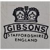 Image 4 : Gibsons Staffordshire Teapot with Silver Accents, Six Glass Tea Cups, and Glass Tray