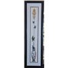Image 1 : Framed Vertical Artwork Depicting Floral Motif in Vase