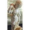 Image 5 : Porcelain Figurine of Woman Carrying Basket, 21 Inches Tall