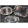 Image 2 : Serving Trays in Metal With Marked Provenances