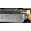 Image 5 : Carving Set With Wooden Board and Antler Handles