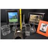 Image 2 : Decorative Frames, Glassware, and Eiffel Tower Figurines