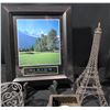 Image 4 : Decorative Frames, Glassware, and Eiffel Tower Figurines