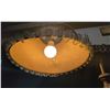 Image 3 : Adjustable Brass Floor Lamp With Ornate Shade and Tested Functionality