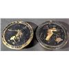 Image 7 : Brass Ships Clocks with Keys, Each Measuring 8.5 Inches in Diameter