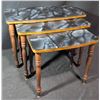 Image 1 : Resin-Like Topped Nesting Tables