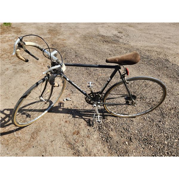Shimano-Branded Road Bike With Corsaire Saddle and Drop Handlebars