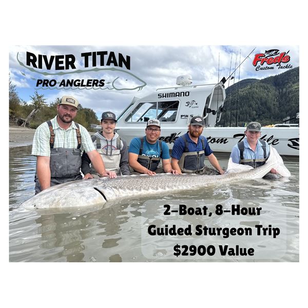 DAY STURGEON FISHING TRIP FOR 8 - TWO BOATS