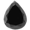 15.66ct Top Black Pear Shape Diamond  (GEM-17230)
