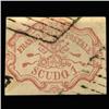 1852 VERY RARE Italy Roman States 1s Postal Stamp Hi Grade $3600 BV (STM-0186)