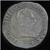 1578 France Henri III Silver Half Franc High Grade (COI-5207)
