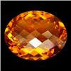 161ct Oval Check Honey Orange Citrine (GEM-16514)