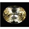 18.85ct Flawless Top Fancy Oval Cut Imperial Topaz Oval Appraisal Estimate $4807 (GEM-20880)