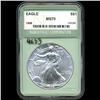 Image 2 : 1998 US Silver Eagle Coin Graded MS70  (COI-4633)