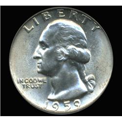 1959 Washington 25c Quarter Coin Graded ICG MS66 (COI-6409)